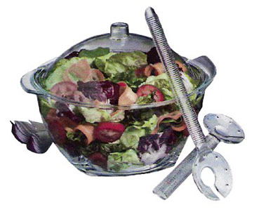 SALADEIRA 5.7L+TALHER PC TRANSP.